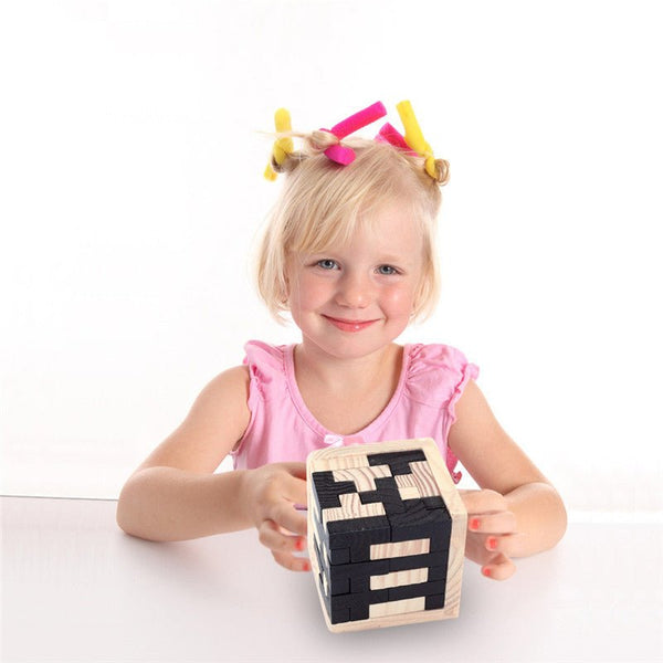 Creative 3D Puzzle Luban Interlocking Wooden